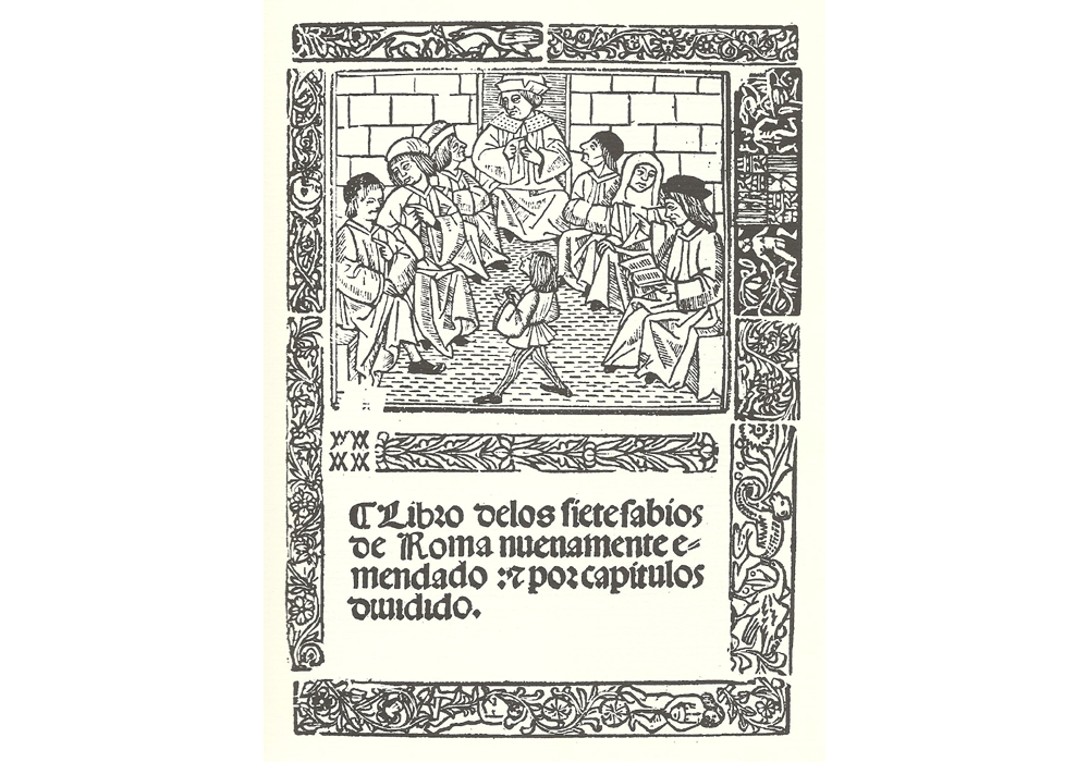 Libro siete sabios Roma-Cromberger-Incunabula & Ancient Books-facsimile book-Vicent García Editores-1 Title